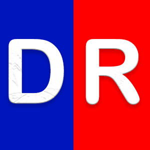 logo of the letters D and R for democrat rants